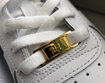 gold lace lock air force 1