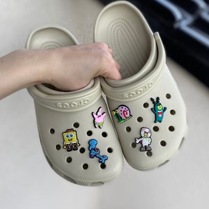 Crocs Charms Spongebob, Jungen Croc Jibbitz, Anstecker, Schuh Charm Boys, Patrick, Croc Pins Set, Mario Bros, Clogs Schuhdekoration