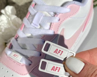 Nike Air Force Lace Tag gold, Charms Lace Locks AF1 Metall Schnürsenkel Buckle Tags Rosa Schnalle Schnürsenkel Dekorationen Schuhe Zubehör