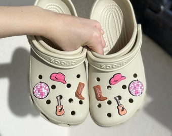 Crocs Charms Girly, Country Croc Jibbitz, Anstecker, Schuh Charm Musik, Croc Pins Set, Clog Dekoration, Clogs Schuhdekoration, Crocs Tuning