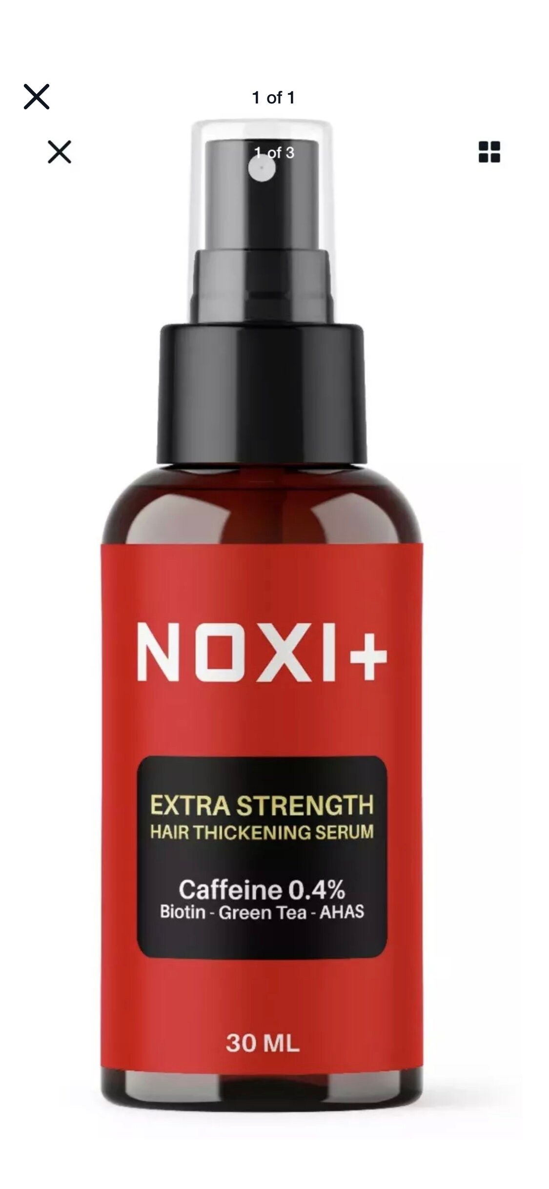 Hair Loss Treatment Serum Natural Minoxidil with Biotin Etsy