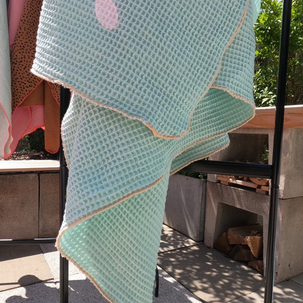 Badetuch Sommerdecke Handtuch Pooltuch Strandtuch aus Waffelpique