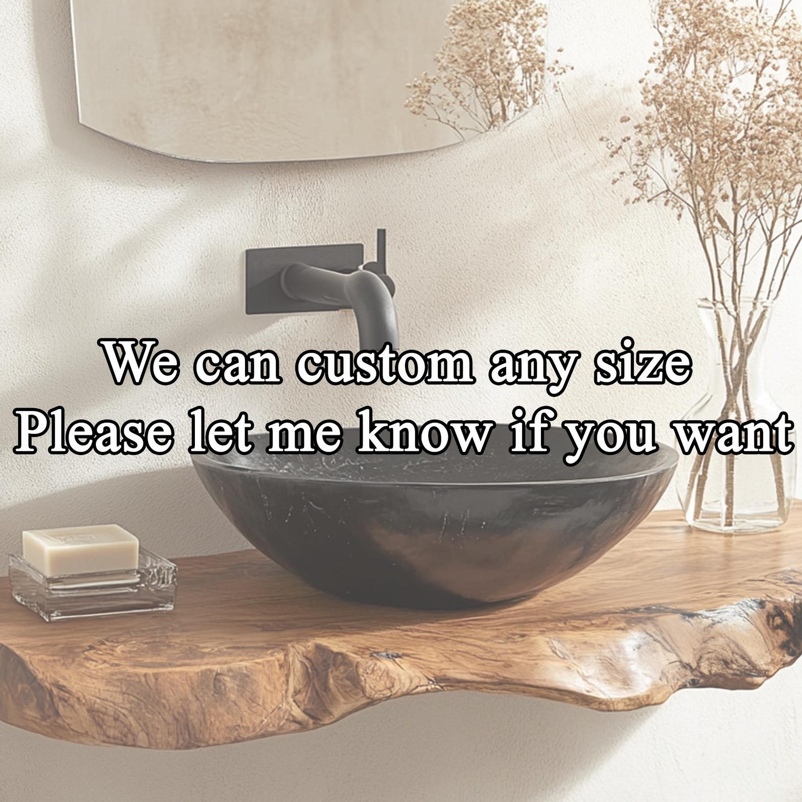 Floating Bathroom Vanity Shelf Handmade Sink Vanity Shelf Wall Mounted ...