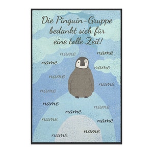 Rund Schlüsselanhänger Pinguin Schultüte – Mr. & Mrs. Panda