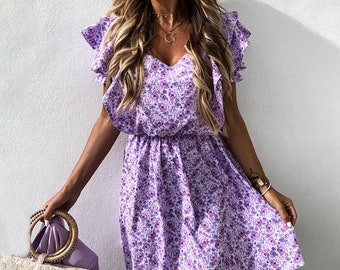 lilac sundress