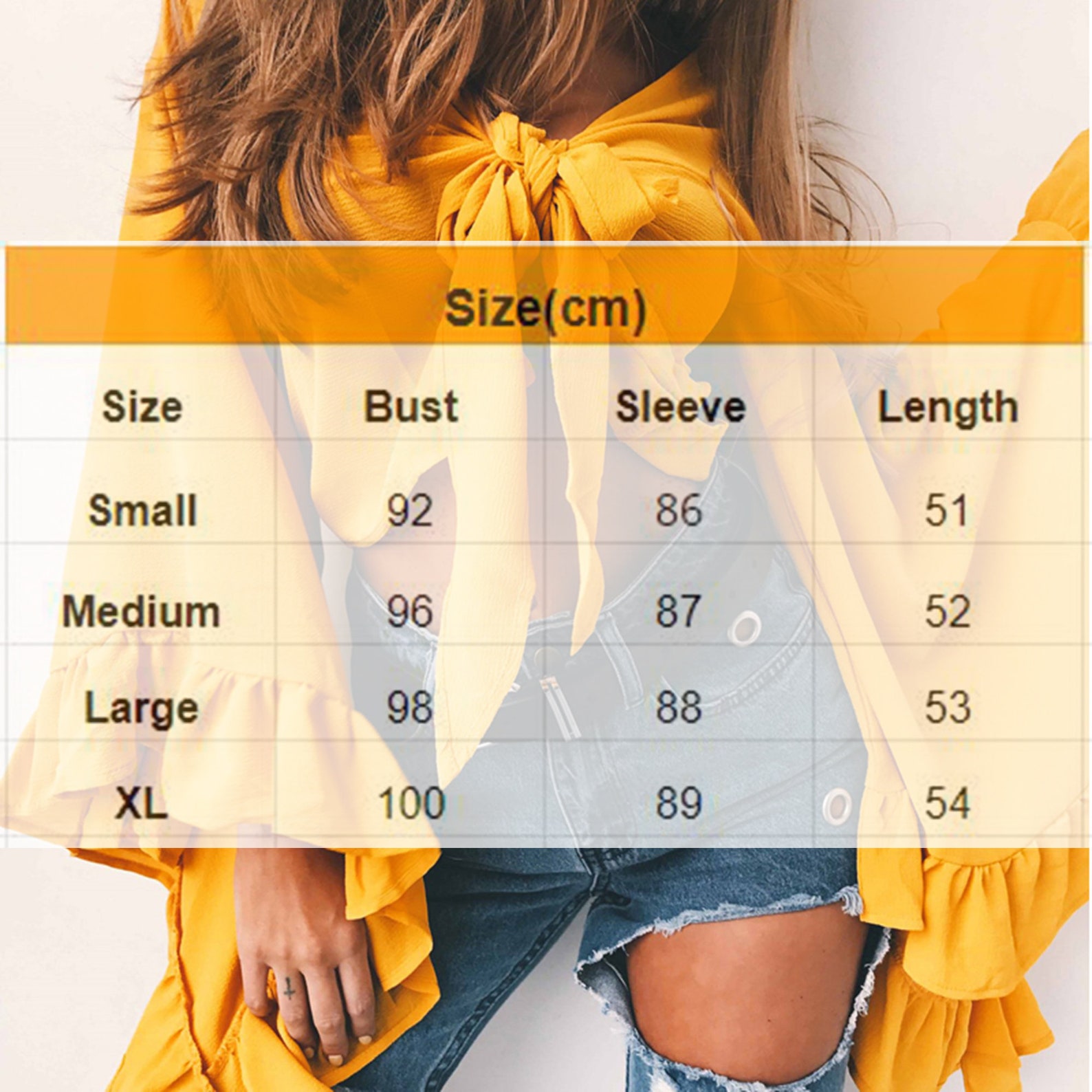 Petal Flare Ruffle Long Sleeves Style Women's Chiffon Top | Etsy