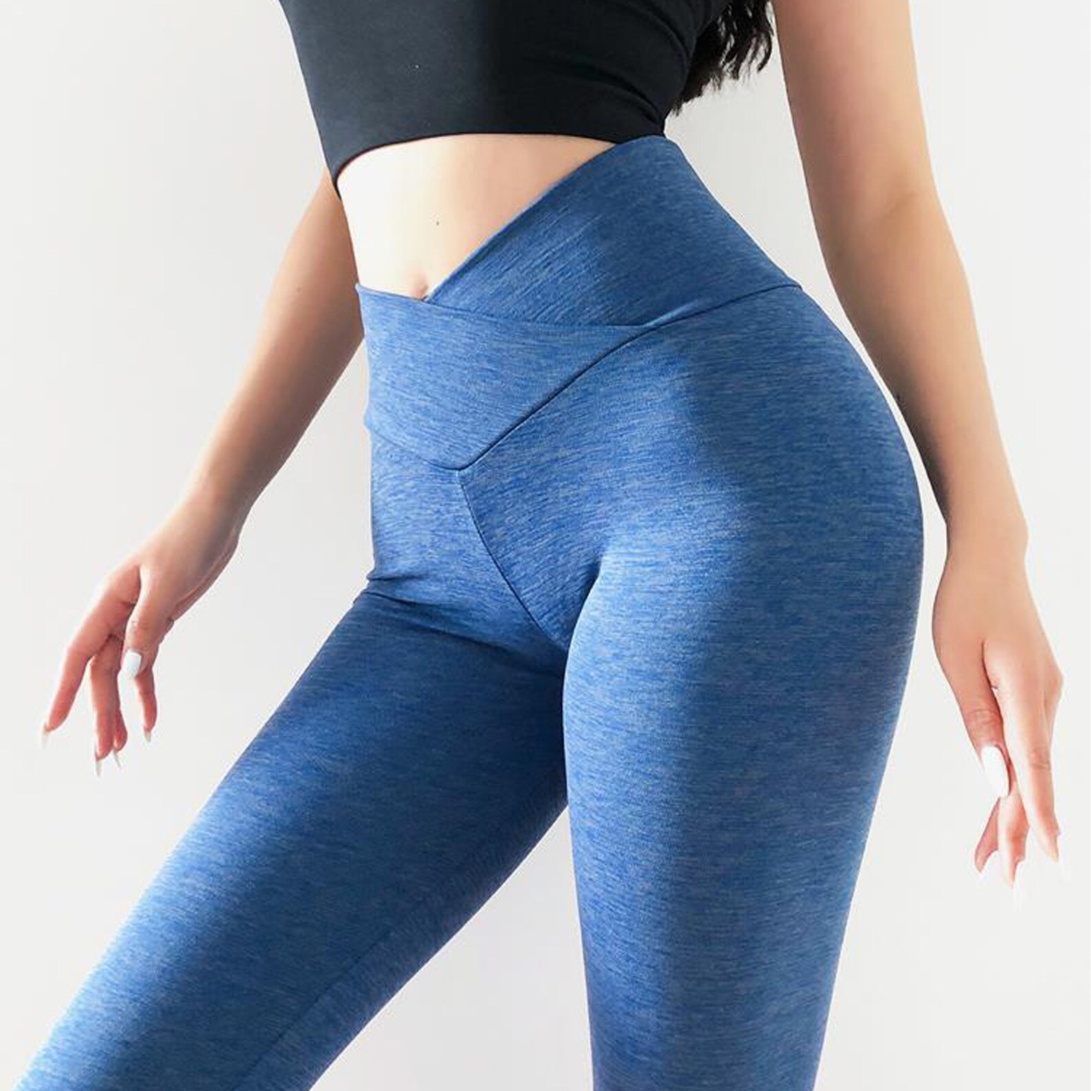V Waist Seamless Butt Lift Yoga Pants Women's High Waist Etsy