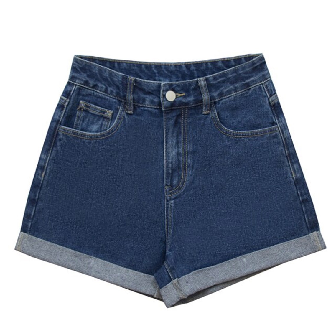 High Waist Denim Shorts Women Plus Size Fashion New Casual Etsy