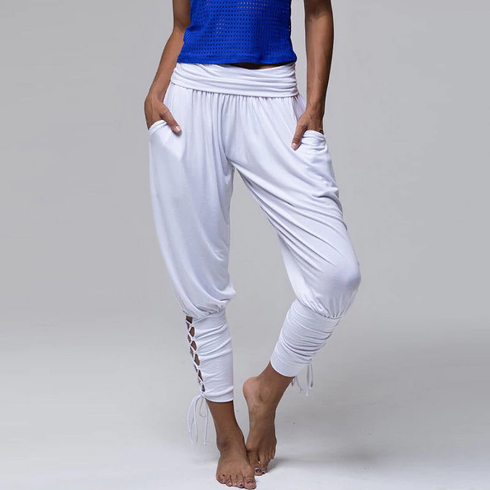 Trendy Yoga & Pilates High Waist Pants Women Soft Solid Lace Etsy