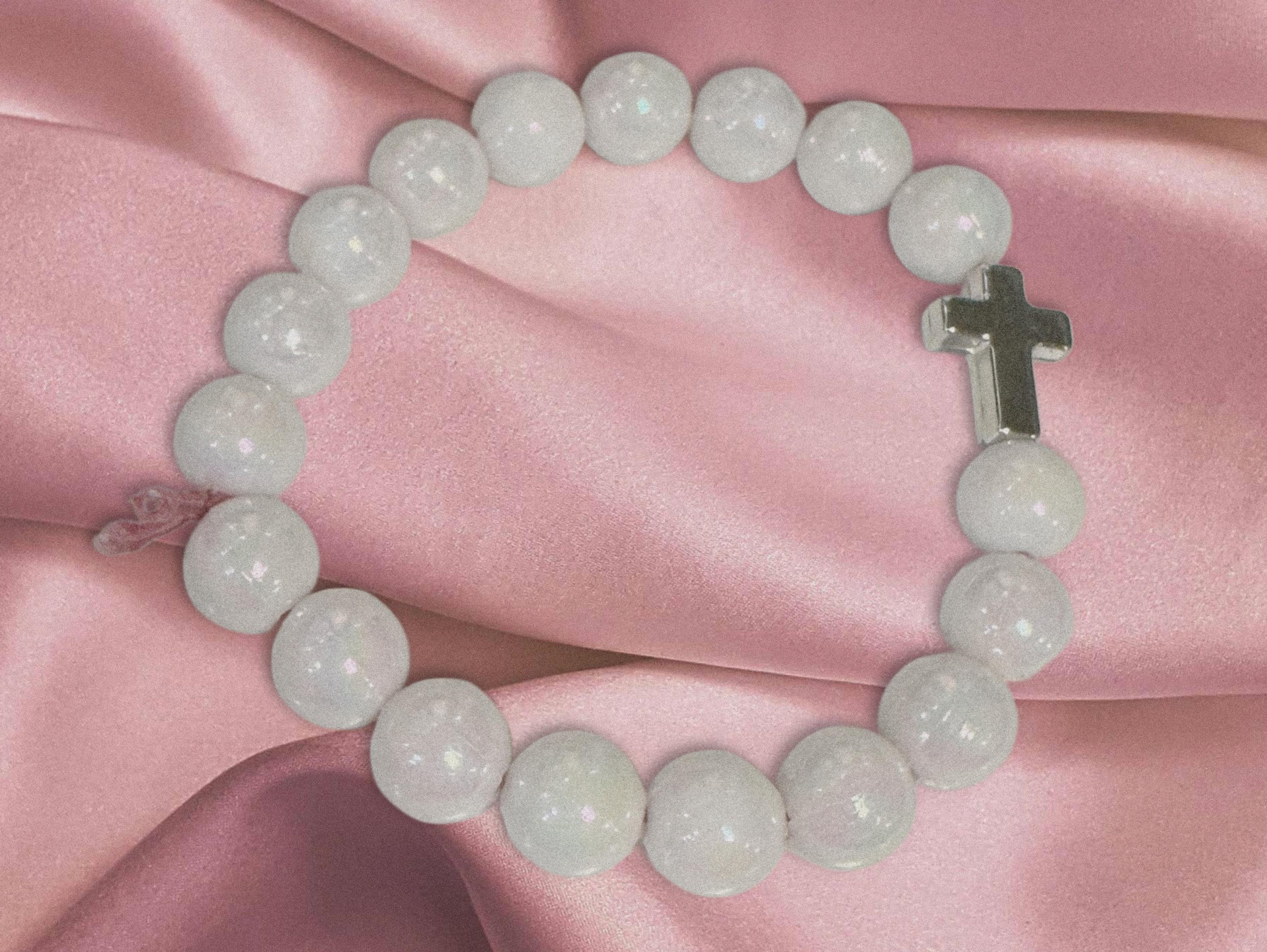 Beaded Cross Bracelet