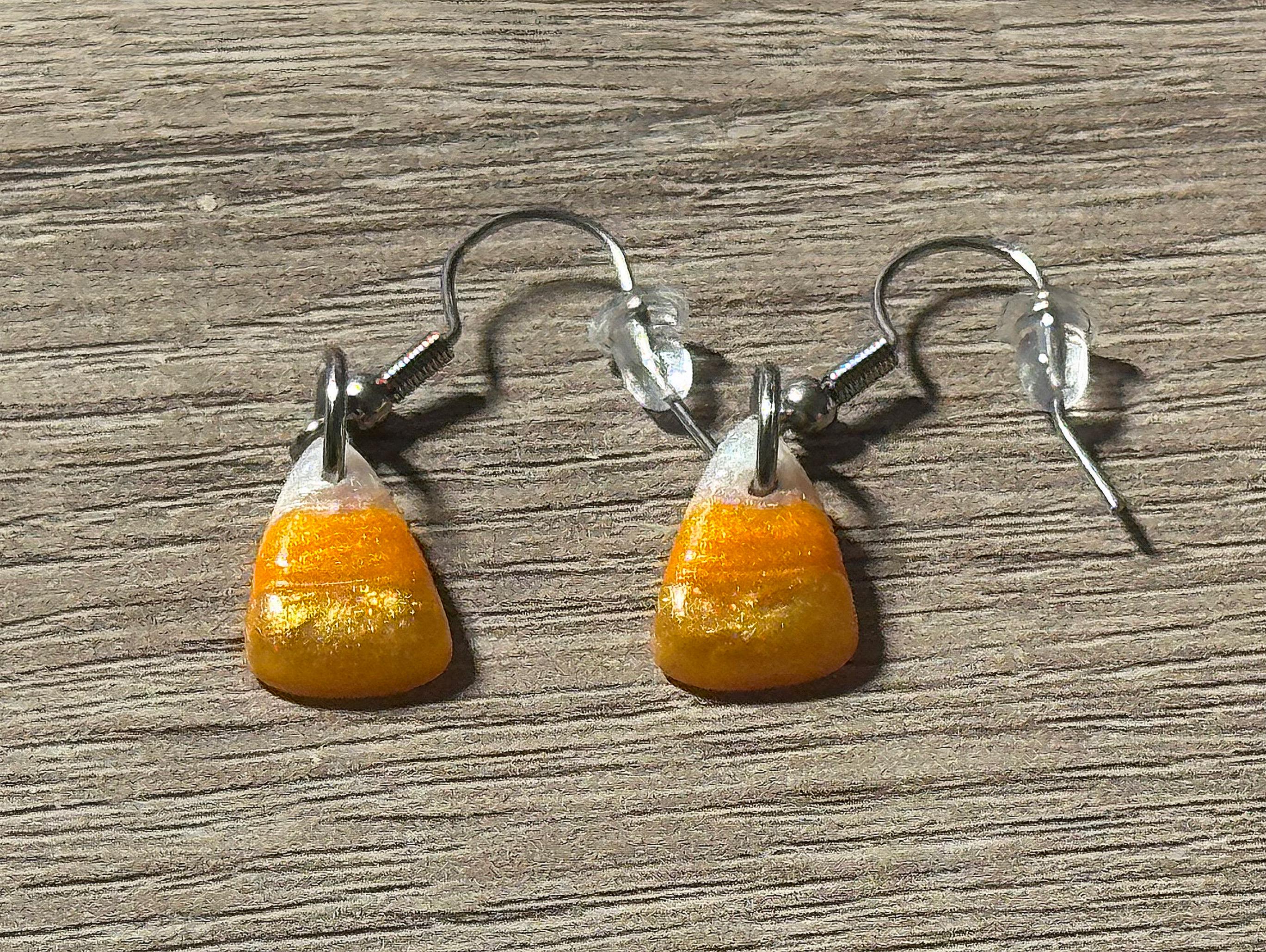 Candy Corn Earrings