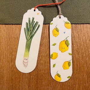 Signet - | de poireaux Citrons - Papier recyclé