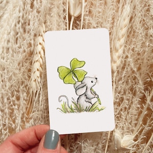 Maus für die Geldbörse | MINI Karte | A8