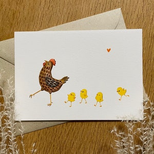Postal de pollo | Semana Santa | Papel de Bellas Artes