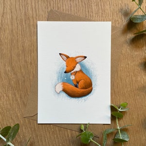 Carte postale Fuchs - Vous êtes quelque chose de très spécial | Chers | Illustration | carte postale | | murale Papier d’art