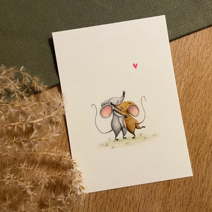 Topi - Sei assolutamente meraviglioso | Festa della mamma | Amore | Illustrazione | Cartolina | Murale | Carta per belle arti