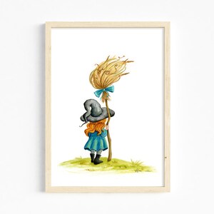 Bruja - ¡Puedes hacer cualquier cosa!  | A4 | A5 | Fine Art Paper hecho de fibras de bambú