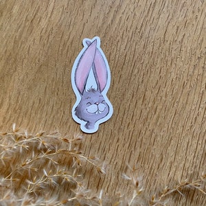 Autocollants lapin | Vinyle | Mat | 6 cm ou 7 cm