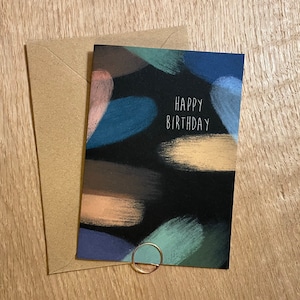 Compleanno - | di biglietti pieghevoli Buon compleanno | | DIN A6 Carta riciclata