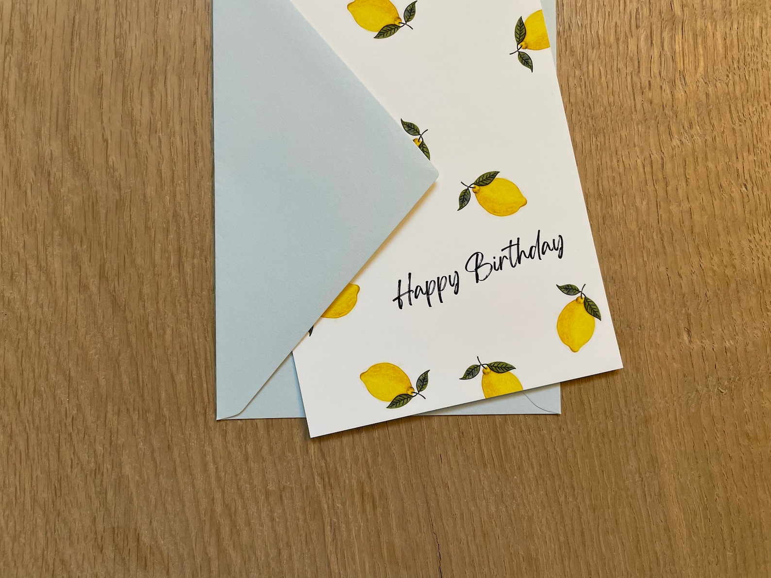 Zitronen Geburtstag Postkarte Happy Birthday DIN A6 Etsy.de