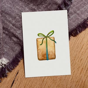 Cadeau - Minikaart | DIN A7 | Gerecycled papier