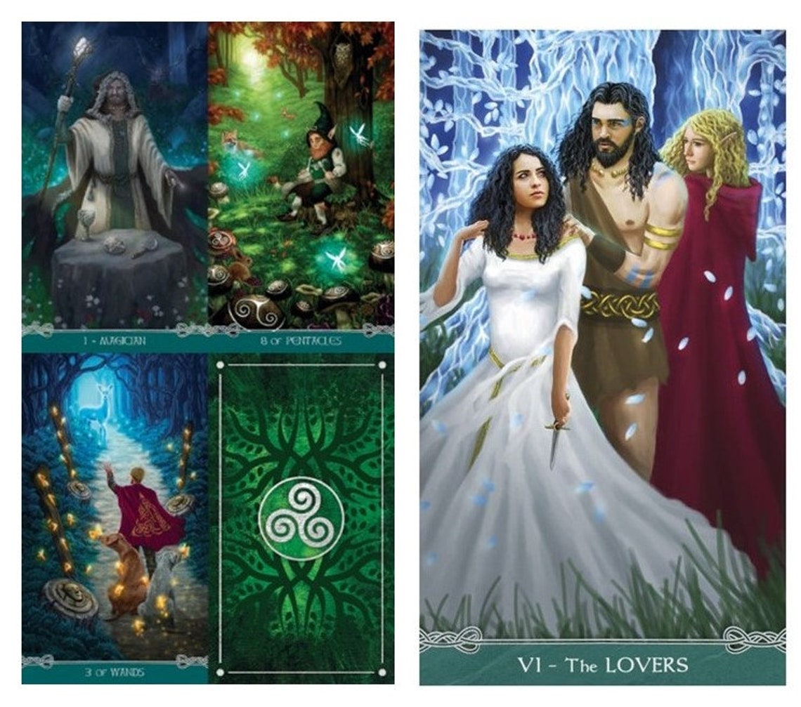 Universal Celtic Tarot tarot deck cards fortune telling Etsy