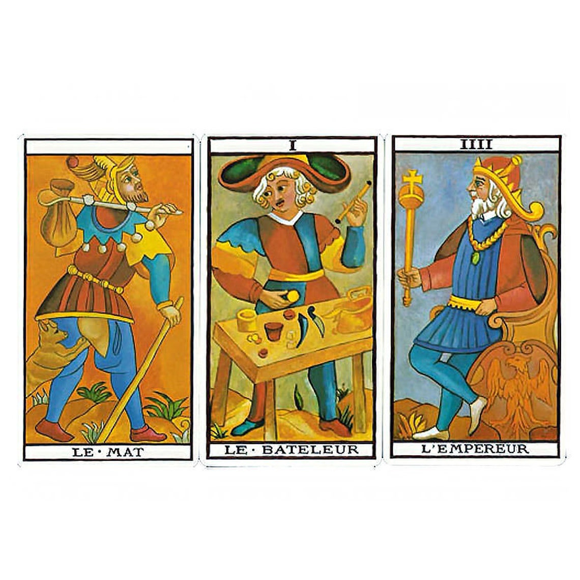 Tarot deck cards Marseille tarot Spanish tarot classic tarot Etsy