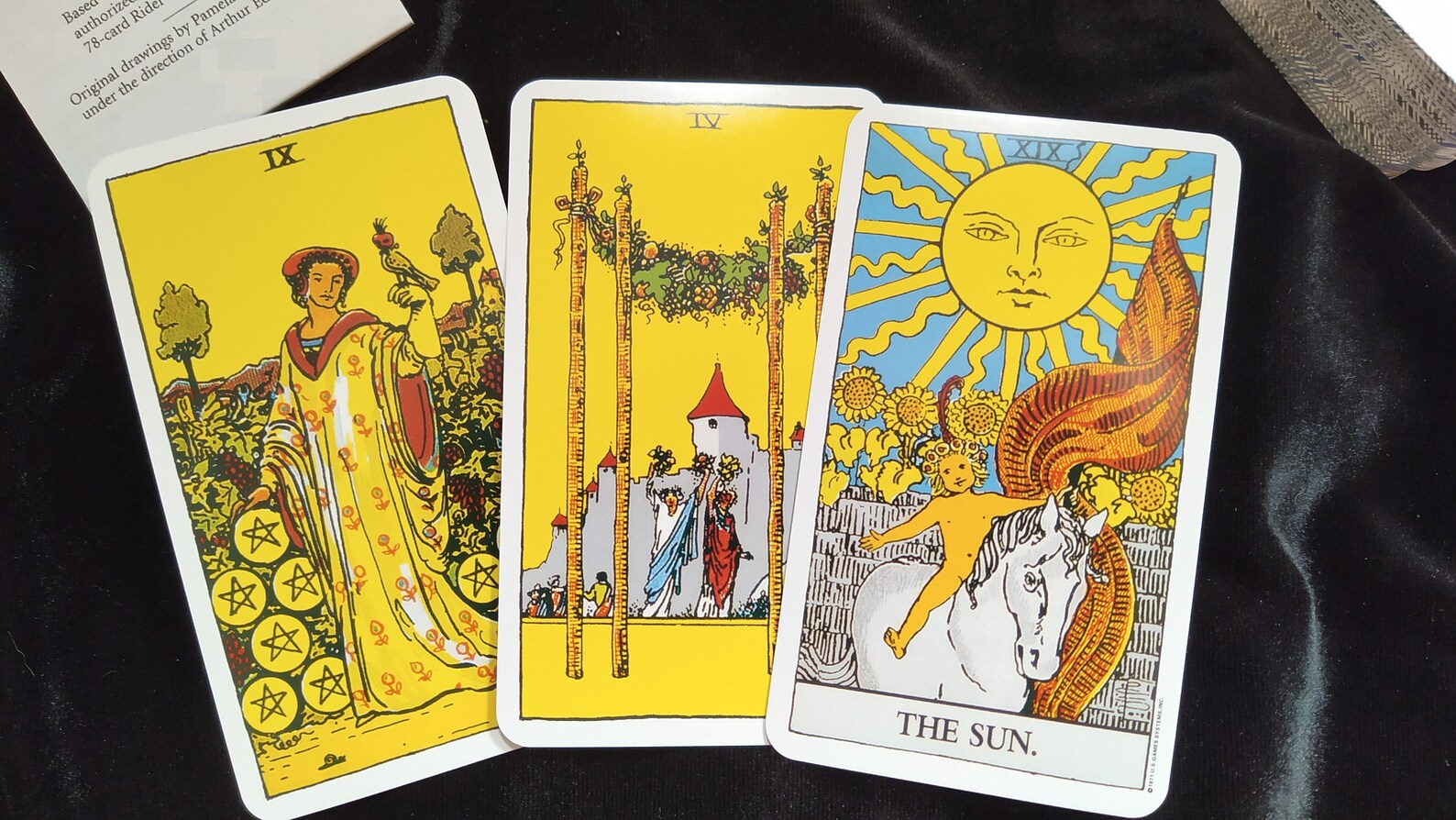 Tarot deck cards Rider Waite Etsy