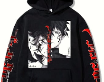 anime pullover hoodies