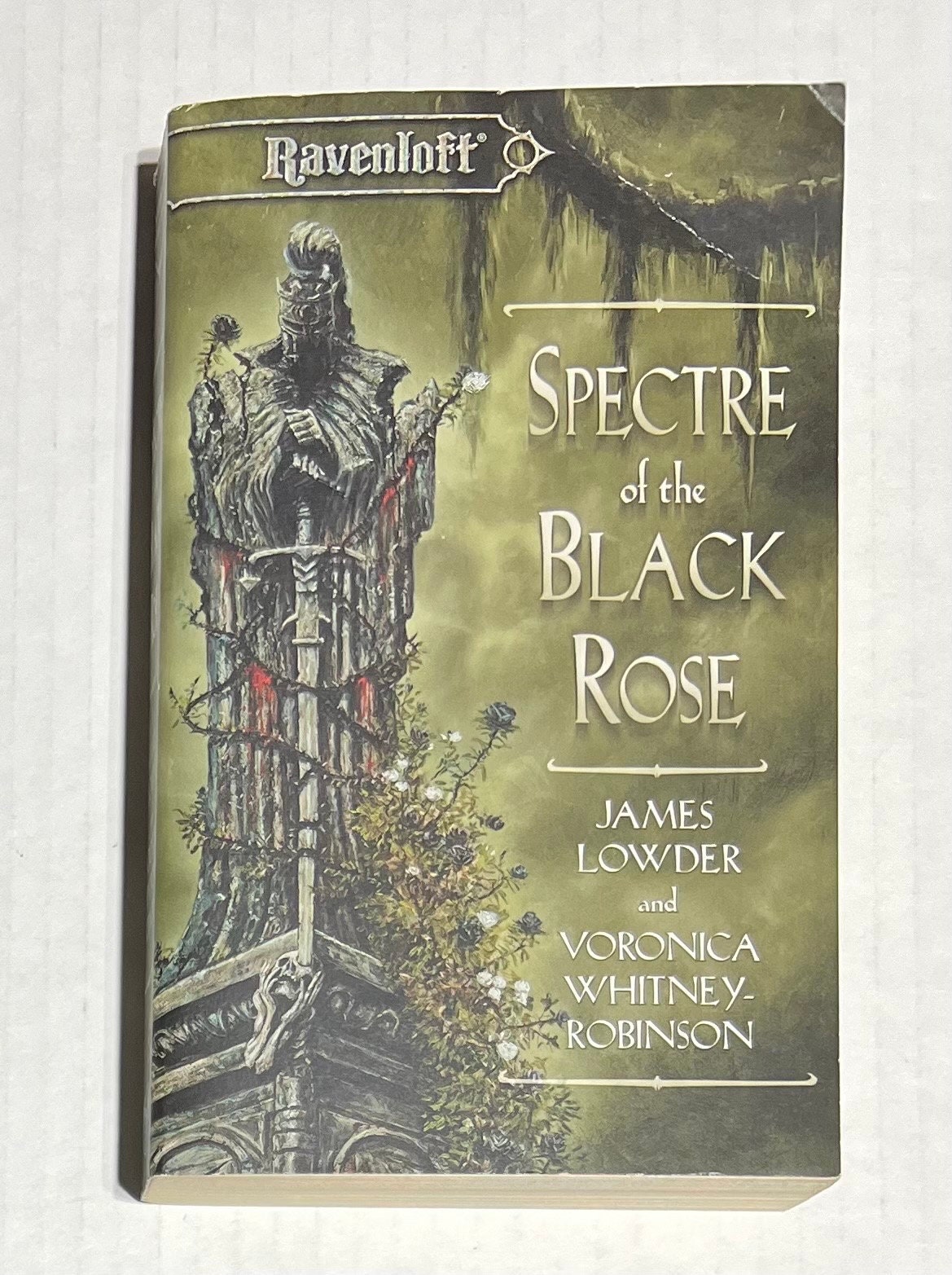 Spectre of the Black Rose, 1st Print Paperback, James Lowder and Voronica Whitney-Robinson, Preowned