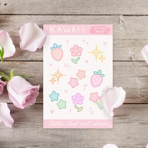 Kawaii Sticker Sheet