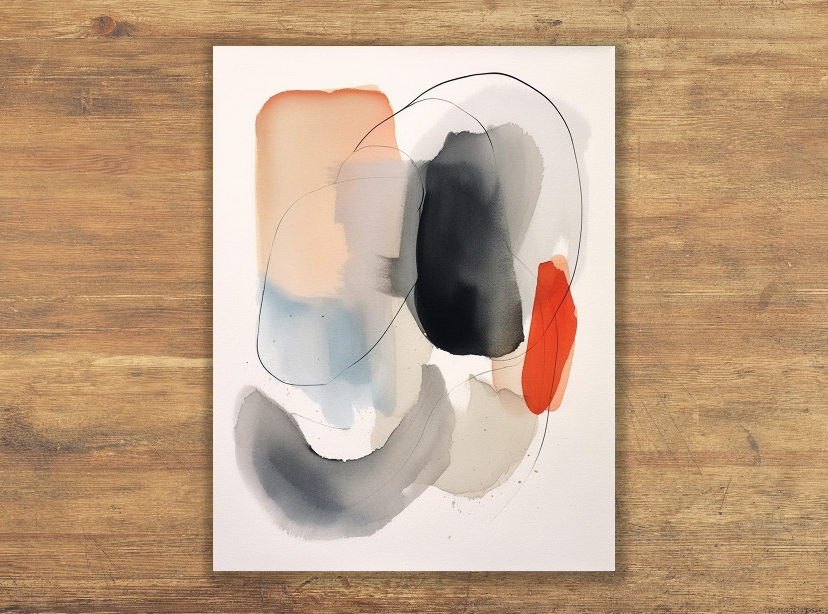 Abstract Art Print - Etsy