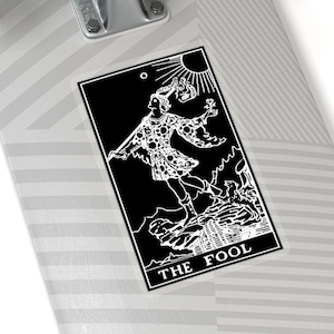 Fool Tarot Card Rider Waite Major Arcana Sticker