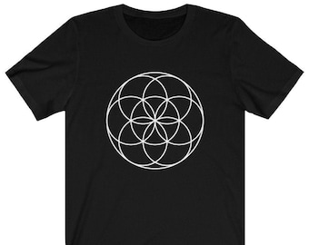 Seed of Life Sacred Geometry Circle Flower of life T-shirt