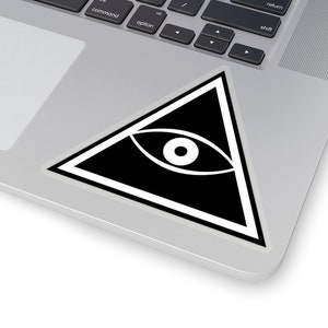 All Seeing Eye, Triangle 3rd Eye Occult Symbol Sticker