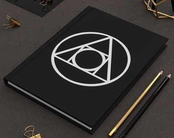 The Philosopher's Stone Alchemical Esoteric Symbol Hardcover Journal Notebook