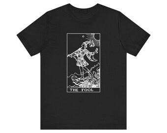 Camiseta de los Arcanos Mayores de Rider Waite con la carta del Tarot El Loco