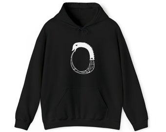 Alchemical Ouroboros ancient manuscript. Hoodie. Hooded Sweatshirt