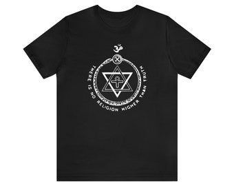 Theosophy T-shirt. No religion higher than Truth.