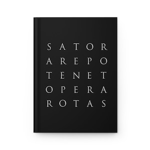 SATOR magic square Journal. Lined pages