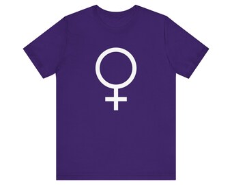 Símbolo femenino. Símbolo de Venus. Camiseta