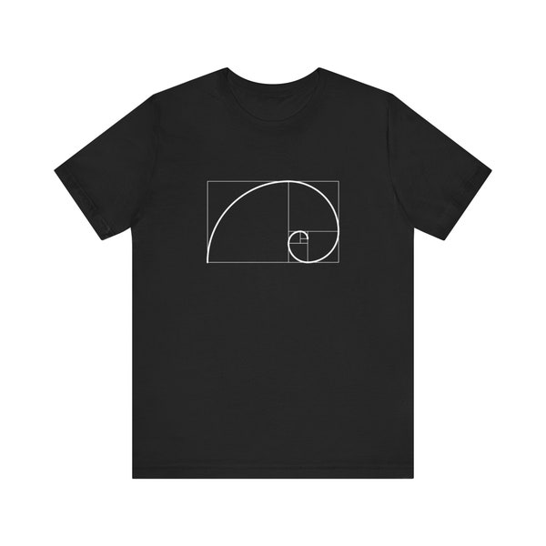 Fibonacci Spiral. Golden ratio. Sacred Geometry Shirt. t shirt