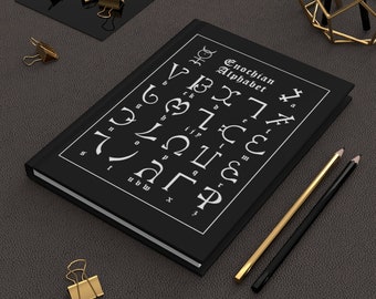 Enochian Occult Journal Hardcover lined esoteric diary notebook