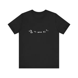 E=MC2 Einstein Handschrift T-Shirt