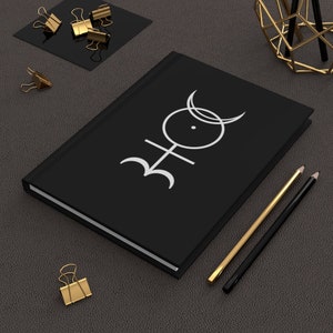 The Hieroglyphic Monad Occult Journal. Hardcover. Pages with lines.