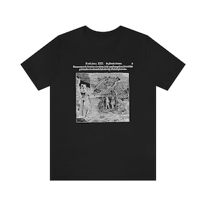De secretis natura. Alchemical Emblem XXI. Alchemy t shirt. Unisex