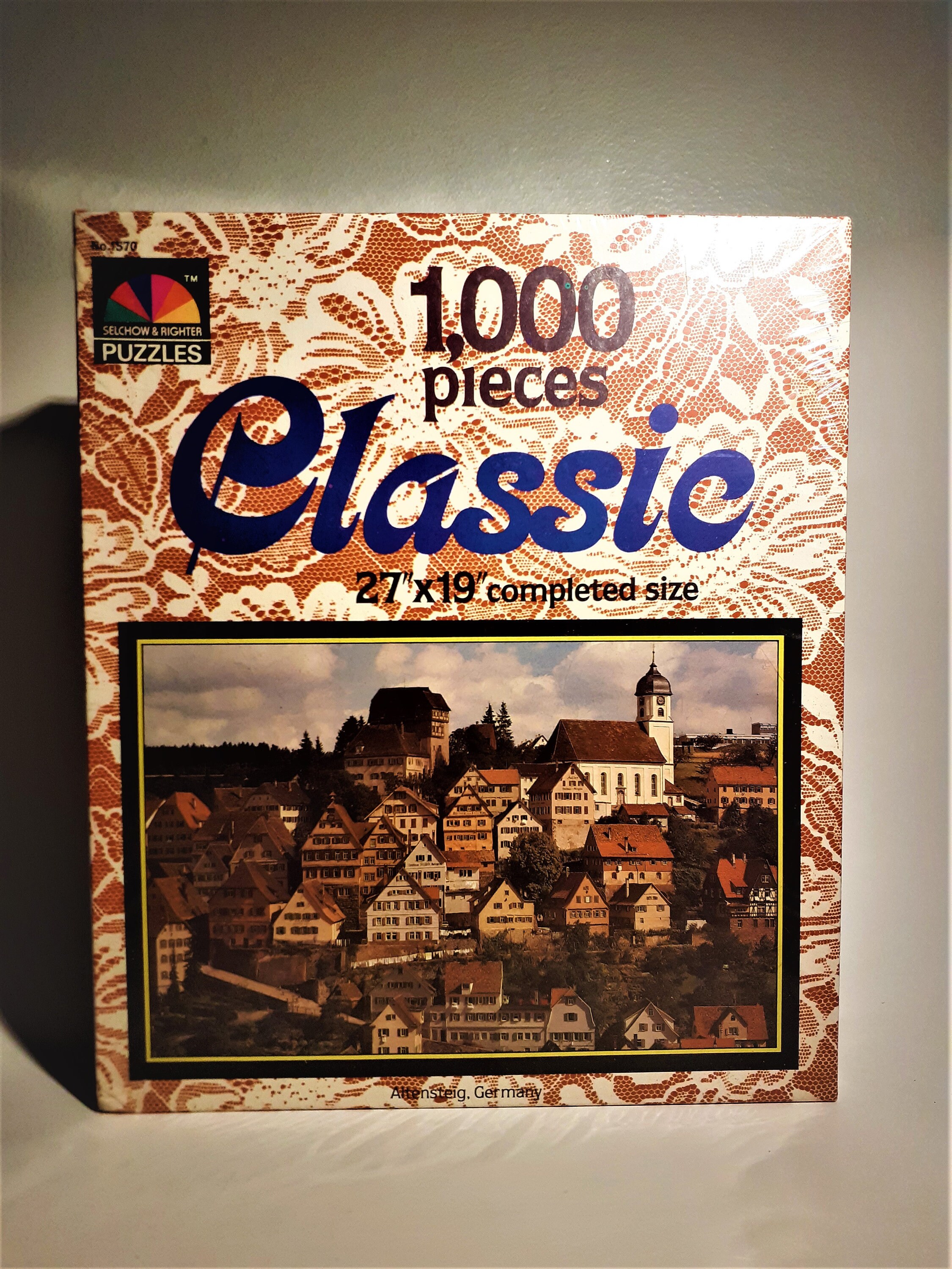 Puzzle Vintage Jigsaw Puzzle 1000 Pieces Classic Puzzle Etsy Hong Kong