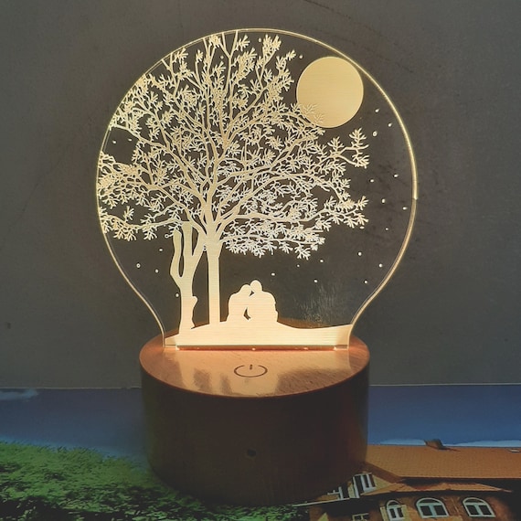 light laser cut lamp