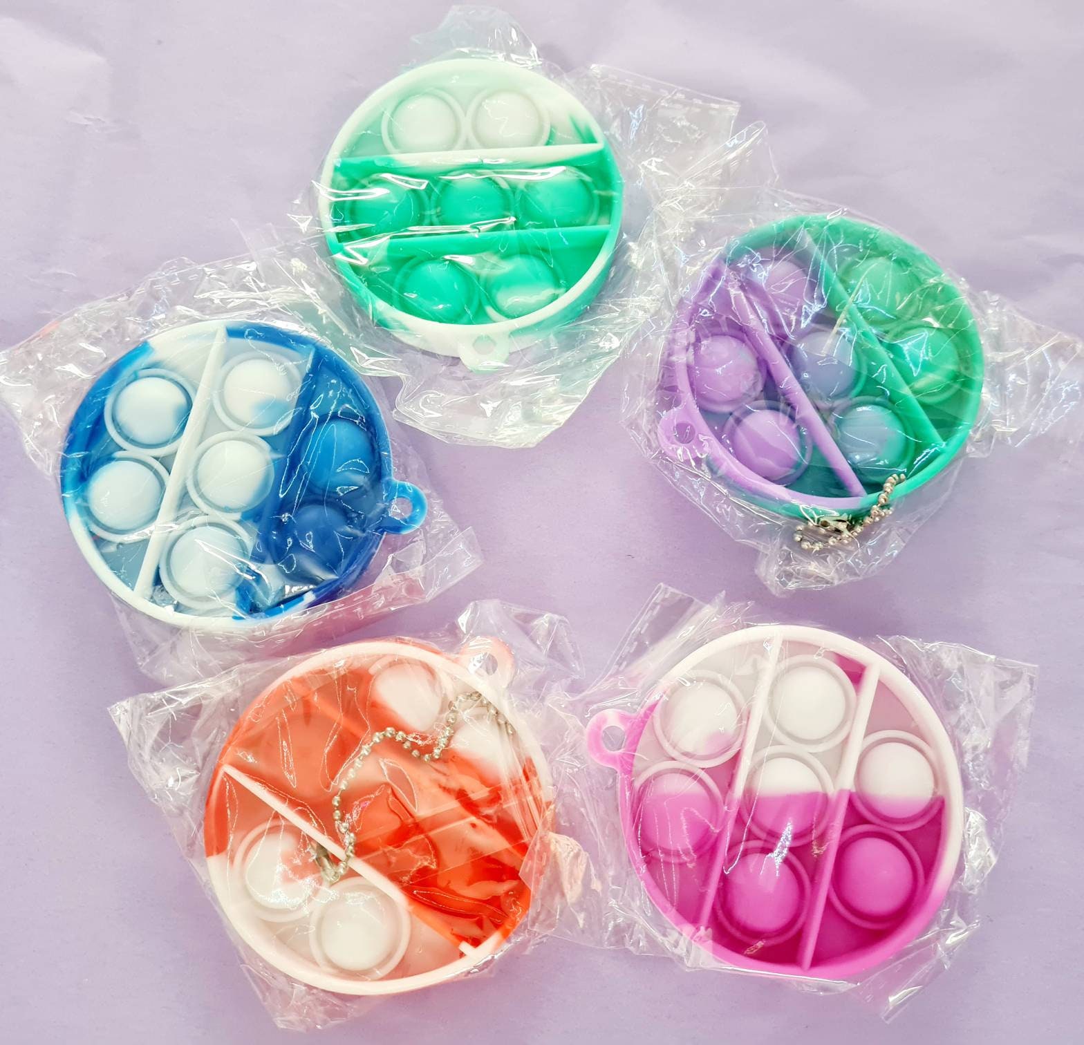 Mini Pop it fidget toy Circle or Square available Fidget toy Etsy