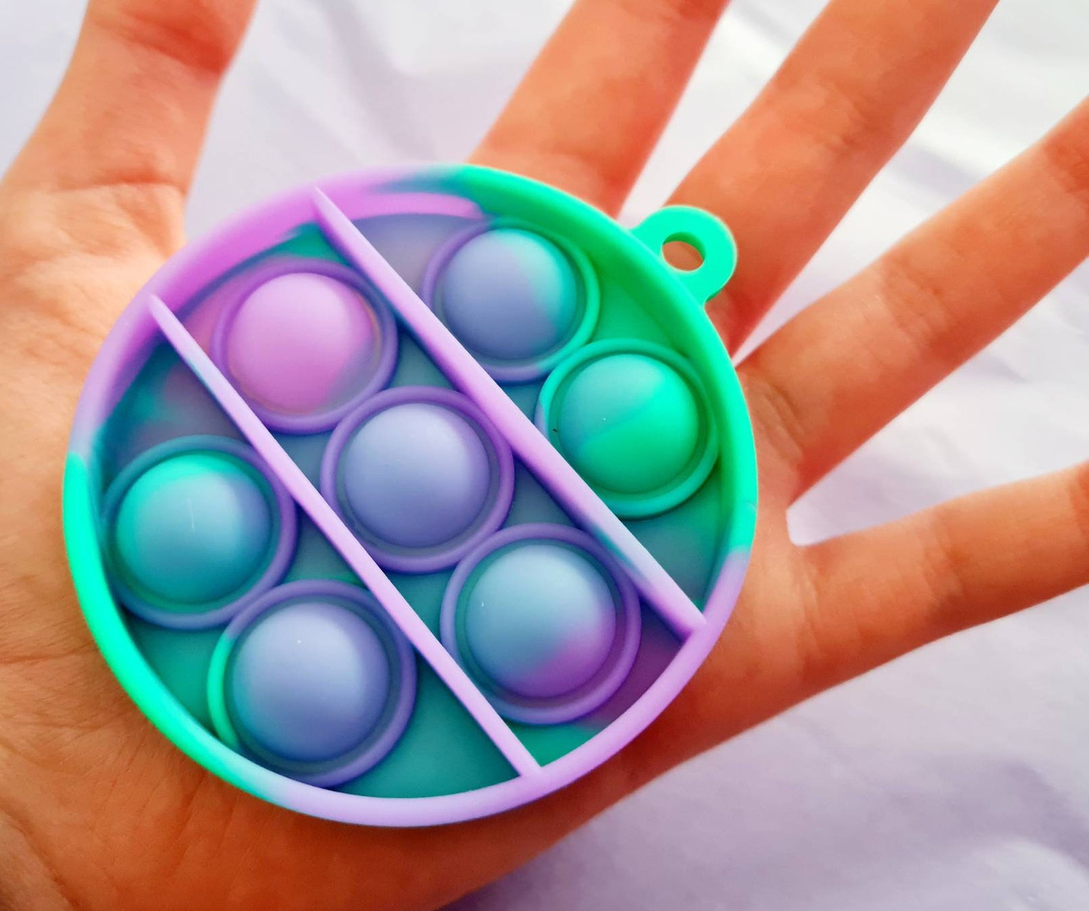 Mini Pop it fidget toy Circle or Square available Fidget toy Etsy